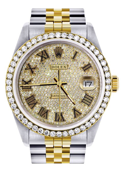 gold rolex diamonds|Rolex full diamond price.